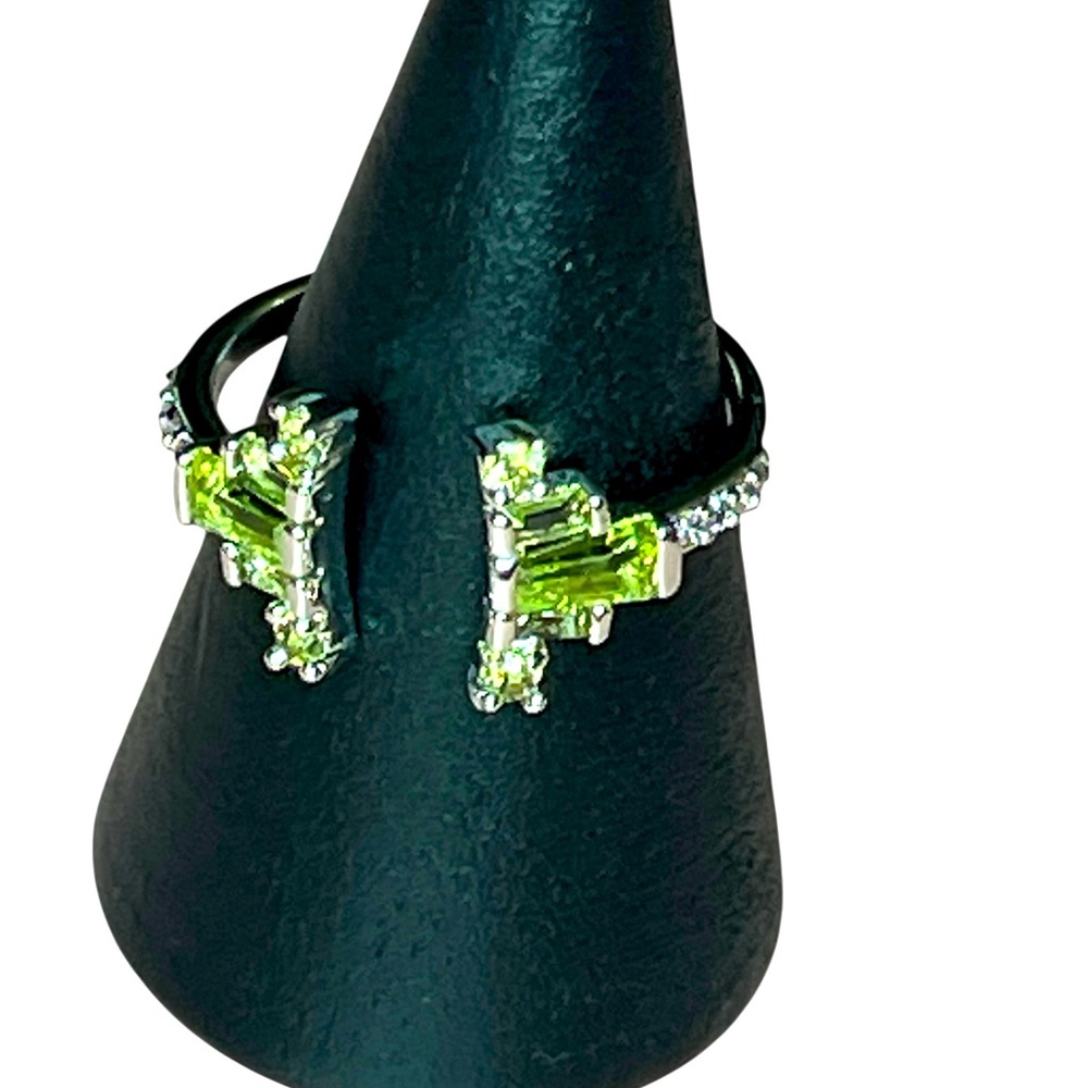 Green Peridot Ring